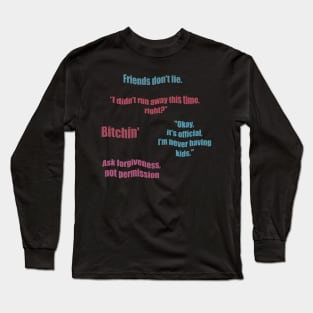 Phrases from Stranger Things Long Sleeve T-Shirt